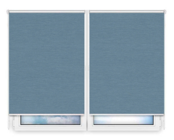Рулонные шторы Мини Лусто-светло-синий цена. Купить в «Мастерская Жалюзи»
